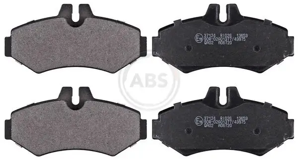 Bremsbelagsatz, Scheibenbremse A.B.S. 37124