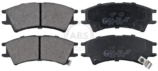 Bremsbelagsatz, Scheibenbremse A.B.S. 37126