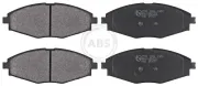 Bremsbelagsatz, Scheibenbremse Vorderachse A.B.S. 37139