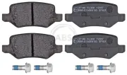 Bremsbelagsatz, Scheibenbremse Hinterachse A.B.S. 37146