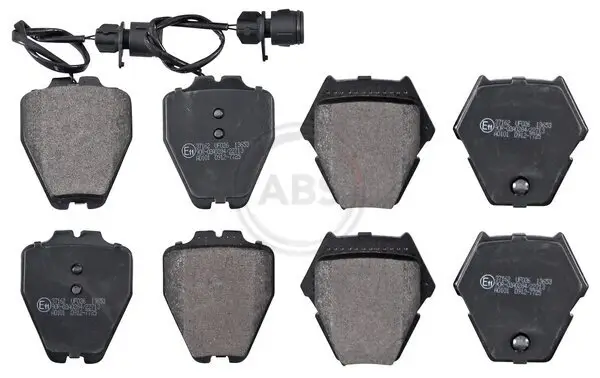 Bremsbelagsatz, Scheibenbremse Vorderachse A.B.S. 37162