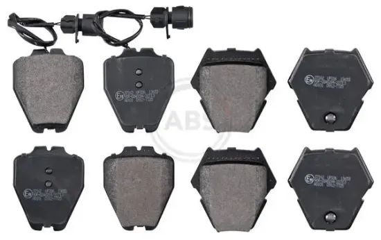 Bremsbelagsatz, Scheibenbremse Vorderachse A.B.S. 37162 Bild Bremsbelagsatz, Scheibenbremse Vorderachse A.B.S. 37162