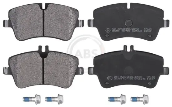 Bremsbelagsatz, Scheibenbremse Vorderachse A.B.S. 37165 Bild Bremsbelagsatz, Scheibenbremse Vorderachse A.B.S. 37165