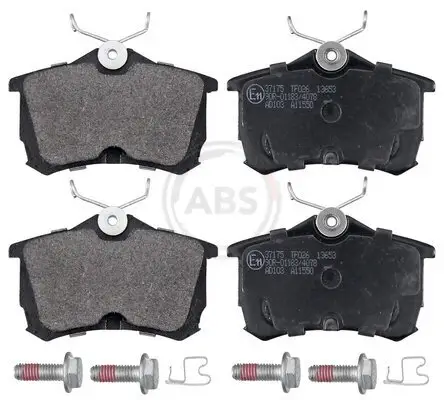Bremsbelagsatz, Scheibenbremse Hinterachse A.B.S. 37175 Bild Bremsbelagsatz, Scheibenbremse Hinterachse A.B.S. 37175