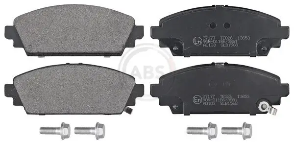 Bremsbelagsatz, Scheibenbremse Vorderachse A.B.S. 37177