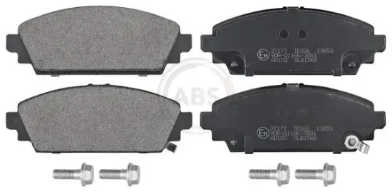 Bremsbelagsatz, Scheibenbremse Vorderachse A.B.S. 37177 Bild Bremsbelagsatz, Scheibenbremse Vorderachse A.B.S. 37177