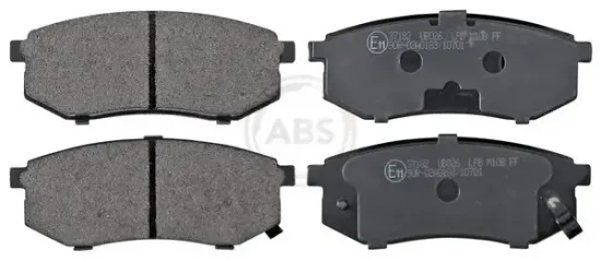 Bremsbelagsatz, Scheibenbremse Hinterachse A.B.S. 37182 Bild Bremsbelagsatz, Scheibenbremse Hinterachse A.B.S. 37182