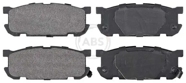 Bremsbelagsatz, Scheibenbremse Hinterachse A.B.S. 37190