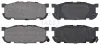 Bremsbelagsatz, Scheibenbremse Hinterachse A.B.S. 37190
