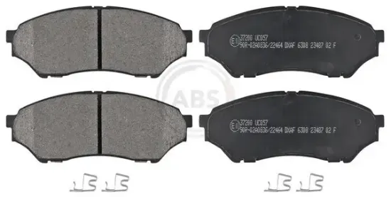 Bremsbelagsatz, Scheibenbremse Vorderachse A.B.S. 37200 Bild Bremsbelagsatz, Scheibenbremse Vorderachse A.B.S. 37200