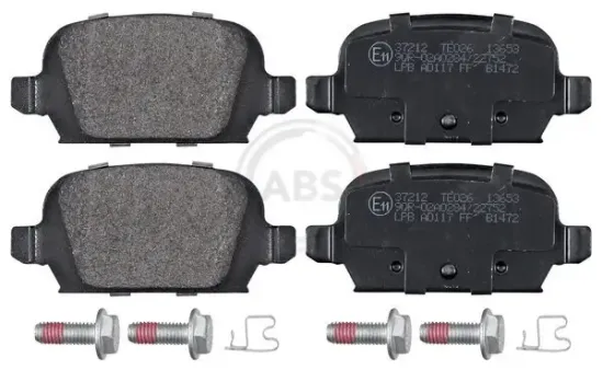 Bremsbelagsatz, Scheibenbremse Hinterachse A.B.S. 37212 Bild Bremsbelagsatz, Scheibenbremse Hinterachse A.B.S. 37212