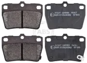 Bremsbelagsatz, Scheibenbremse Hinterachse A.B.S. 37227