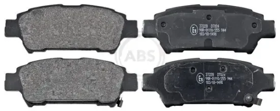 Bremsbelagsatz, Scheibenbremse Hinterachse A.B.S. 37228 Bild Bremsbelagsatz, Scheibenbremse Hinterachse A.B.S. 37228