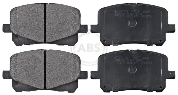 Bremsbelagsatz, Scheibenbremse Vorderachse A.B.S. 37229