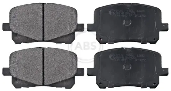 Bremsbelagsatz, Scheibenbremse Vorderachse A.B.S. 37229 Bild Bremsbelagsatz, Scheibenbremse Vorderachse A.B.S. 37229