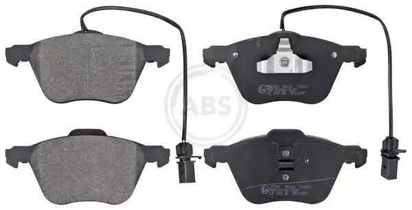 Bremsbelagsatz, Scheibenbremse Vorderachse A.B.S. 37240