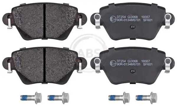 Bremsbelagsatz, Scheibenbremse Hinterachse A.B.S. 37254
