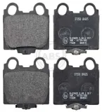 Bremsbelagsatz, Scheibenbremse Hinterachse A.B.S. 37258