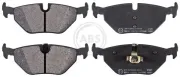 Bremsbelagsatz, Scheibenbremse Hinterachse A.B.S. 37267