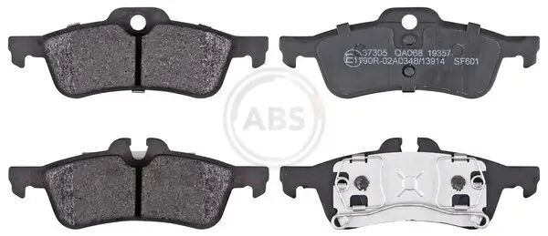 Bremsbelagsatz, Scheibenbremse Hinterachse A.B.S. 37305