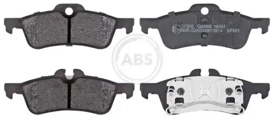 Bremsbelagsatz, Scheibenbremse Hinterachse A.B.S. 37305 Bild Bremsbelagsatz, Scheibenbremse Hinterachse A.B.S. 37305