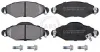 Bremsbelagsatz, Scheibenbremse Vorderachse A.B.S. 37309