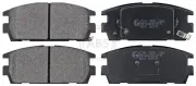 Bremsbelagsatz, Scheibenbremse Hinterachse A.B.S. 37324