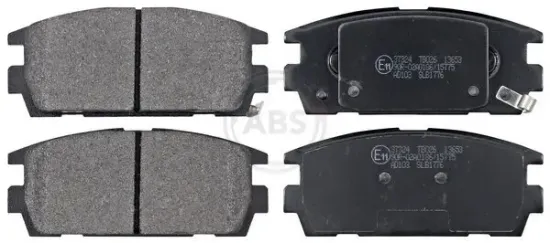 Bremsbelagsatz, Scheibenbremse Hinterachse A.B.S. 37324 Bild Bremsbelagsatz, Scheibenbremse Hinterachse A.B.S. 37324