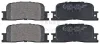 Bremsbelagsatz, Scheibenbremse Hinterachse A.B.S. 37355