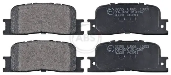 Bremsbelagsatz, Scheibenbremse Hinterachse A.B.S. 37355 Bild Bremsbelagsatz, Scheibenbremse Hinterachse A.B.S. 37355