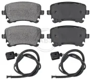Bremsbelagsatz, Scheibenbremse Hinterachse A.B.S. 37368