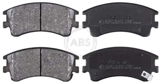 Bremsbelagsatz, Scheibenbremse Vorderachse A.B.S. 37381 Bild Bremsbelagsatz, Scheibenbremse Vorderachse A.B.S. 37381