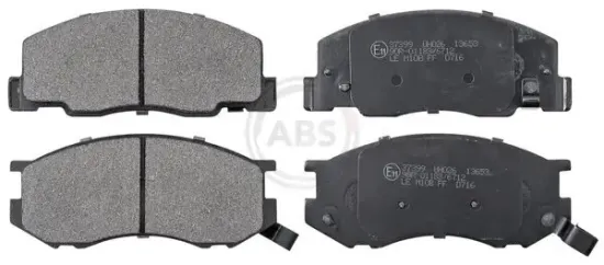 Bremsbelagsatz, Scheibenbremse Vorderachse A.B.S. 37399 Bild Bremsbelagsatz, Scheibenbremse Vorderachse A.B.S. 37399