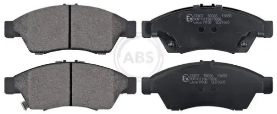 Bremsbelagsatz, Scheibenbremse Vorderachse A.B.S. 37407 Bild Bremsbelagsatz, Scheibenbremse Vorderachse A.B.S. 37407