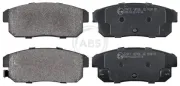 Bremsbelagsatz, Scheibenbremse Hinterachse A.B.S. 37419