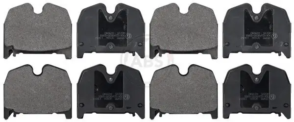 Bremsbelagsatz, Scheibenbremse Vorderachse A.B.S. 37455