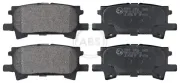 Bremsbelagsatz, Scheibenbremse Hinterachse A.B.S. 37459