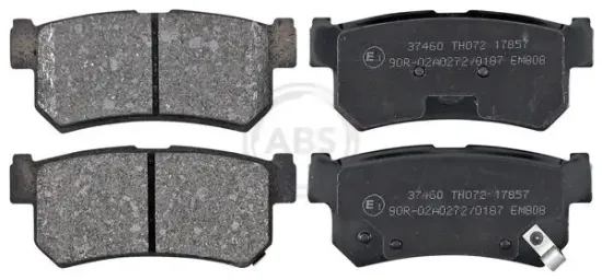 Bremsbelagsatz, Scheibenbremse Hinterachse A.B.S. 37460 Bild Bremsbelagsatz, Scheibenbremse Hinterachse A.B.S. 37460