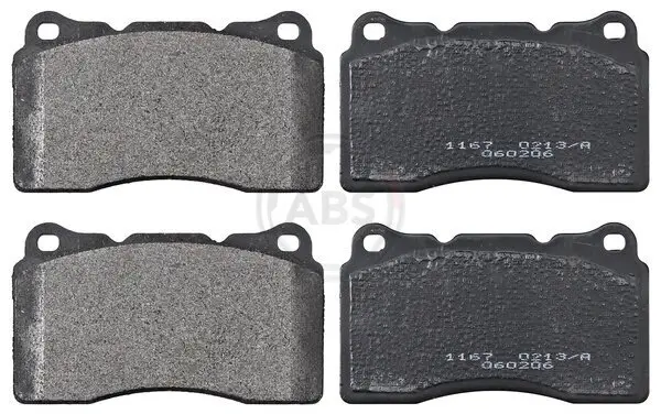 Bremsbelagsatz, Scheibenbremse Vorderachse A.B.S. 37479