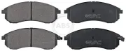 Bremsbelagsatz, Scheibenbremse A.B.S. 37481