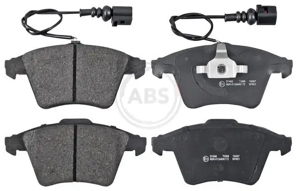 Bremsbelagsatz, Scheibenbremse Vorderachse A.B.S. 37482