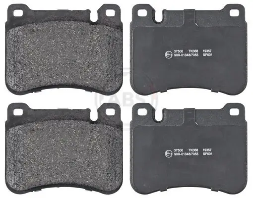 Bremsbelagsatz, Scheibenbremse Vorderachse A.B.S. 37506 Bild Bremsbelagsatz, Scheibenbremse Vorderachse A.B.S. 37506