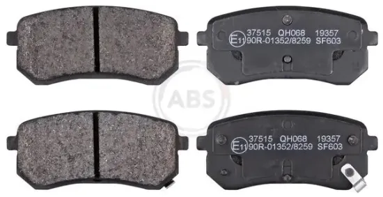 Bremsbelagsatz, Scheibenbremse Hinterachse A.B.S. 37515 Bild Bremsbelagsatz, Scheibenbremse Hinterachse A.B.S. 37515