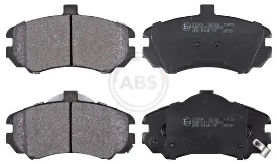 Bremsbelagsatz, Scheibenbremse Vorderachse A.B.S. 37524 Bild Bremsbelagsatz, Scheibenbremse Vorderachse A.B.S. 37524