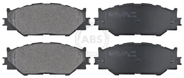 Bremsbelagsatz, Scheibenbremse Vorderachse A.B.S. 37547