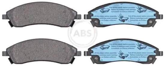 Bremsbelagsatz, Scheibenbremse Vorderachse A.B.S. 37570 Bild Bremsbelagsatz, Scheibenbremse Vorderachse A.B.S. 37570