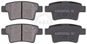 Bremsbelagsatz, Scheibenbremse Hinterachse A.B.S. 37597