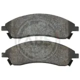 Bremsbelagsatz, Scheibenbremse Vorderachse A.B.S. 37855