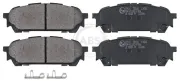 Bremsbelagsatz, Scheibenbremse Hinterachse A.B.S. 37611