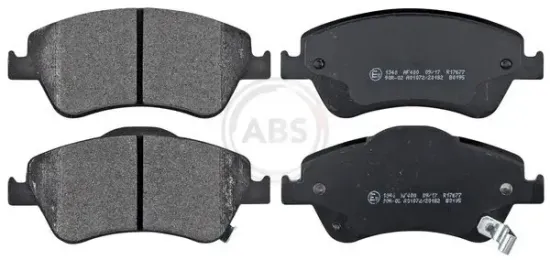 Bremsbelagsatz, Scheibenbremse Vorderachse A.B.S. 37620 Bild Bremsbelagsatz, Scheibenbremse Vorderachse A.B.S. 37620